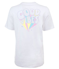 Southern Shirt Good Vibes Only Tee White Back