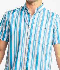 Beach Boy Baja Men's Short Sleeve Button Down Shirt - Image 3 - Southern Shirt
