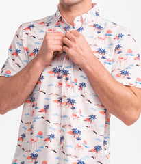 Con Mingos Baja Short Sleeve Button Down Shirt - Image 3 - Southern Shirt