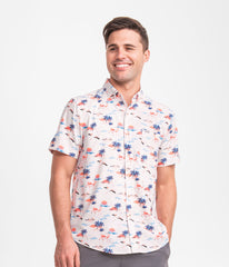 Con Mingos Baja Short Sleeve Button Down Shirt - Image 1 - Southern Shirt
