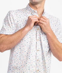 Men's South Beach Baja Short Sleeve Button Up Shirt - Image 3 - Southern Shirt