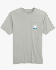 Southern Tide Men's Lucky Jacks 19th Hole Tee, full front view.