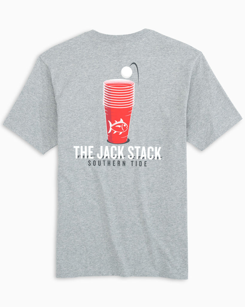 Men's The Jack Stack Heather Short Sleeve Tee - Image 1 - Southern Tide