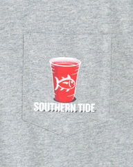 Men's The Jack Stack Heather Short Sleeve Tee - Image 3 - Southern Tide