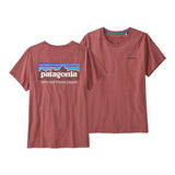 Patagonia light weight short sleeve tee redWomen's P-6 Mission Organic Tee