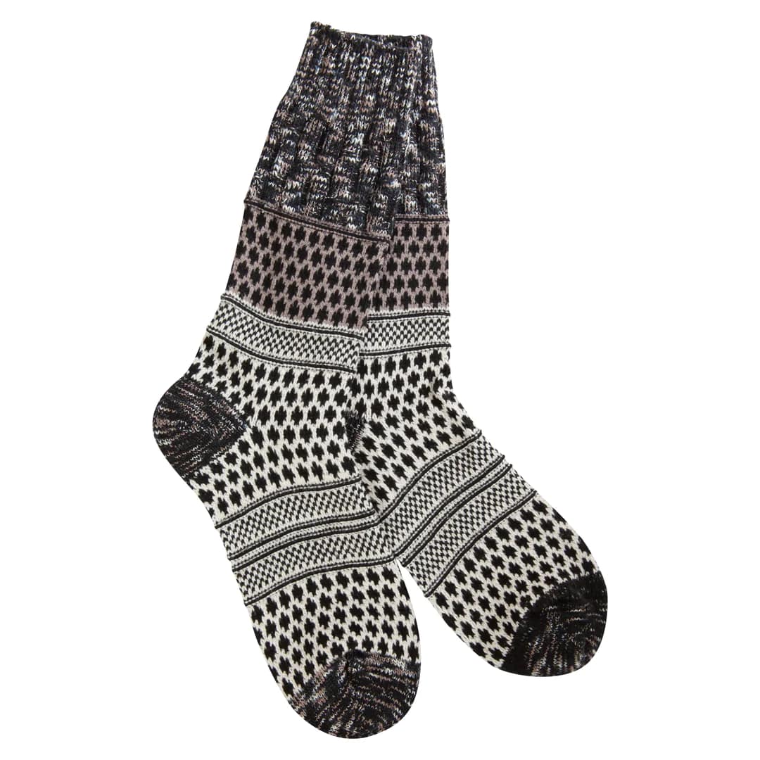 Gallery Textured Crew Socks | Nightfall Multi