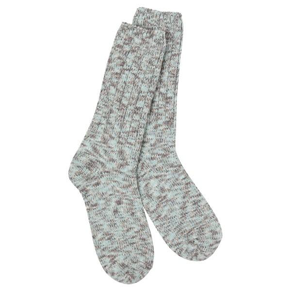 Weekend Ragg Crew Socks White